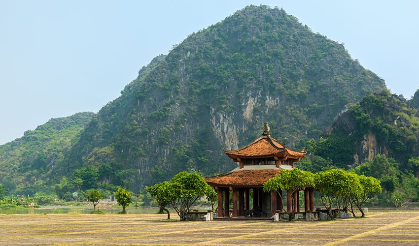Ancient building near Hoa Lu