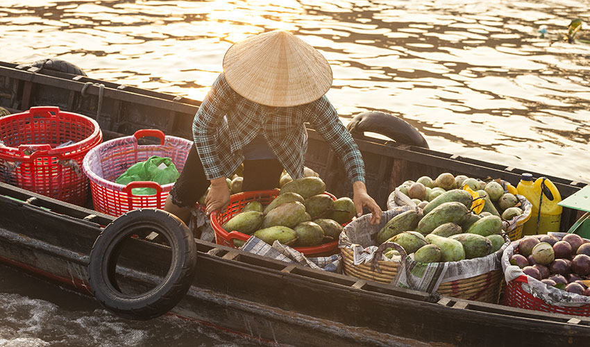 floating market mekong
