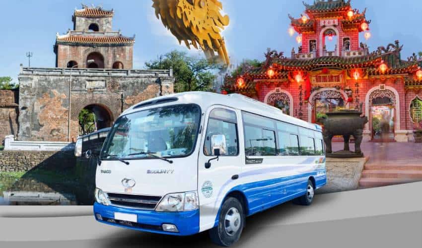 how to get to hue from da nang - by bus